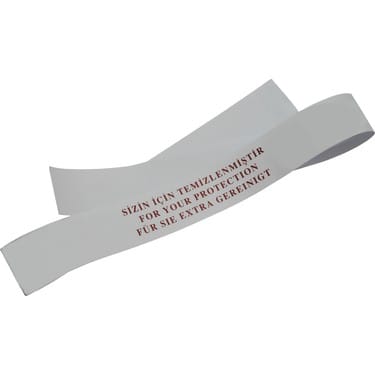 Hotel Custom Logo Printed Toilet Seat Band
