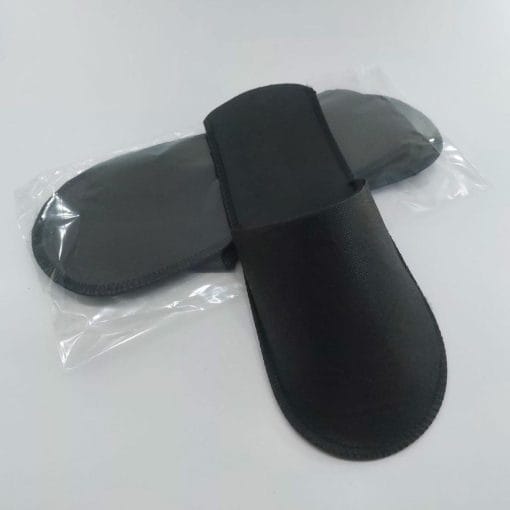 Black Affordable Hotel Slippers