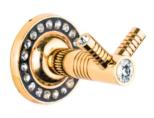 Special Gold Brass Double Robe Hook