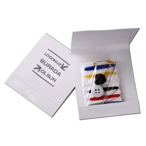 Hotel Custom Logo Printed Boxed Sewing Kit