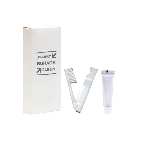 Hotel Custom Logo Printed Boxed Dental Kit