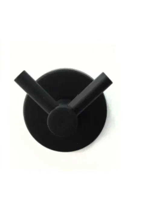 Black Double Robe Hook