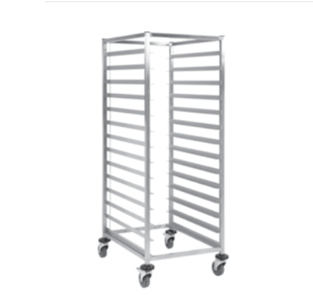 Stainless Steel Tray and Plate Order Cart