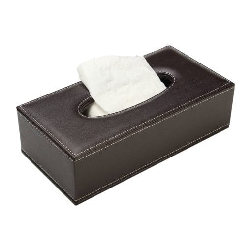 Hotel Leather Napkin Holder 24.5x13x8 cm