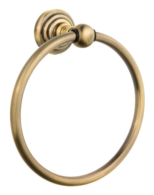 Special Series Antique Gold Round Towel Rail