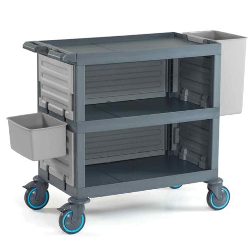 Fantom Procart Three-Tier Enclosed Service Cart