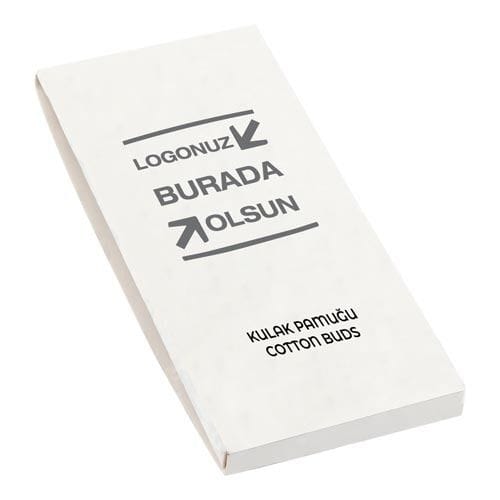 Hotel Custom Logo Printed Boxed Cotton Buds