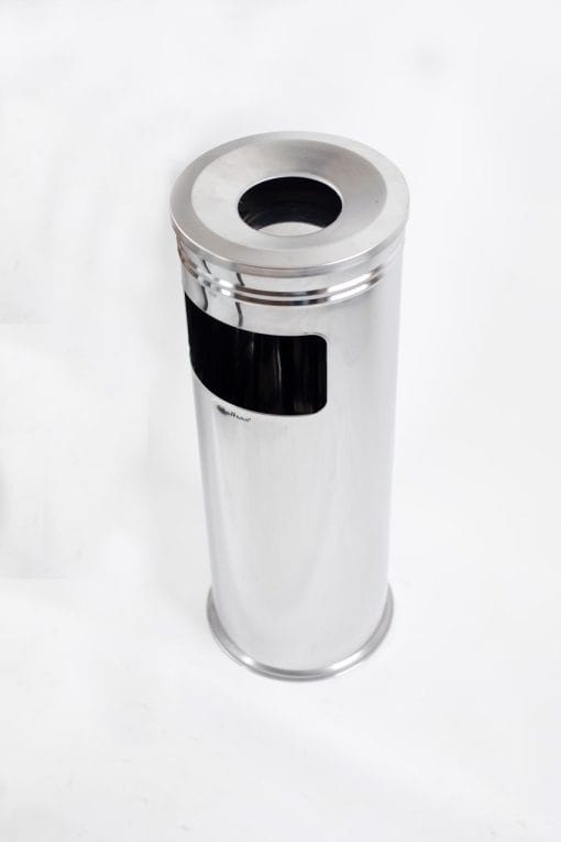 Stainless Steel Indoor/Outdoor Column Ashtray