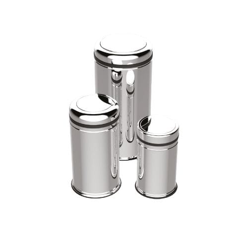 Swing Lid Waste Bin 8 Liter Stainless Steel