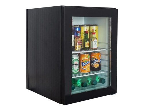 Siyah Cam Kapı Minibar