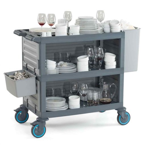 Fantom Procart Üç Katlı Kapalı Servis Arabası